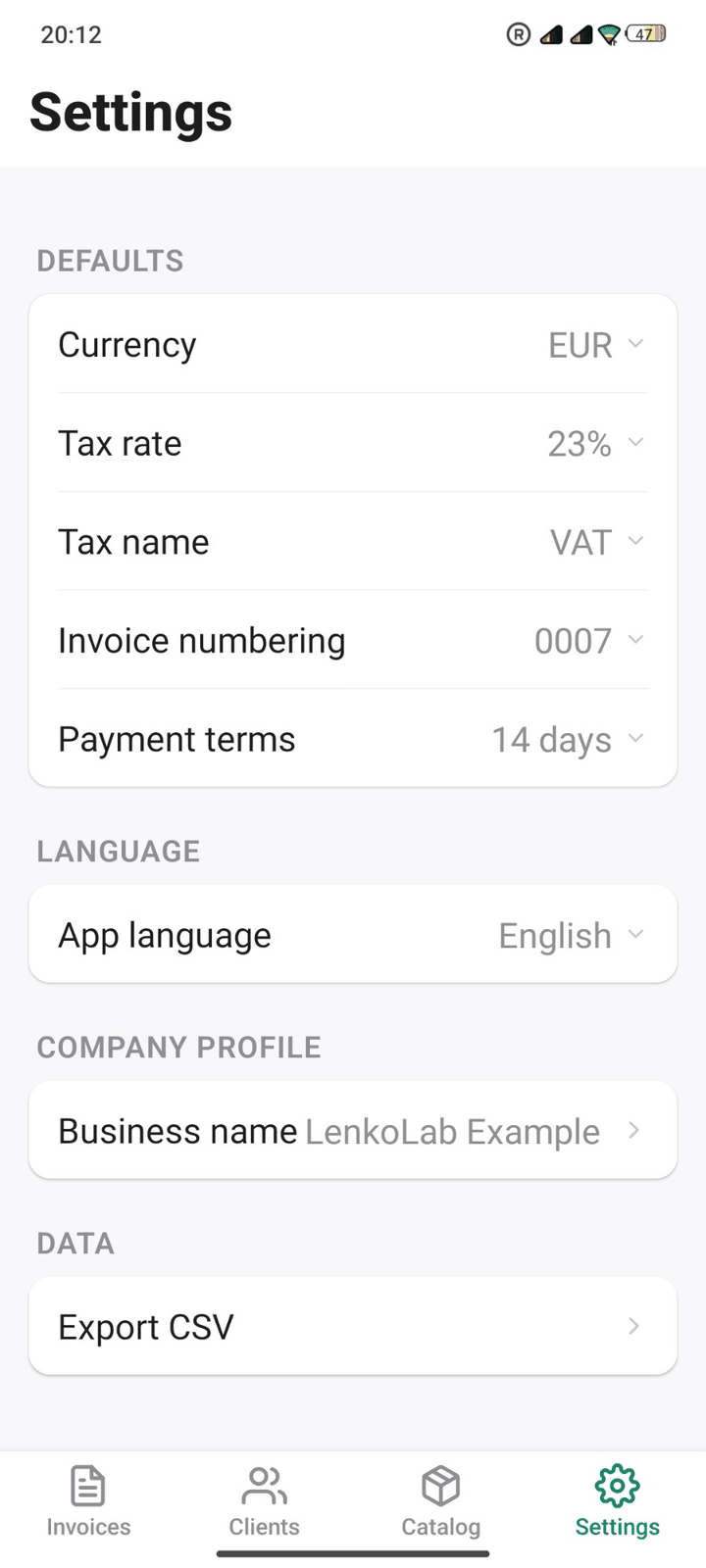Fyntoo Bill screenshot